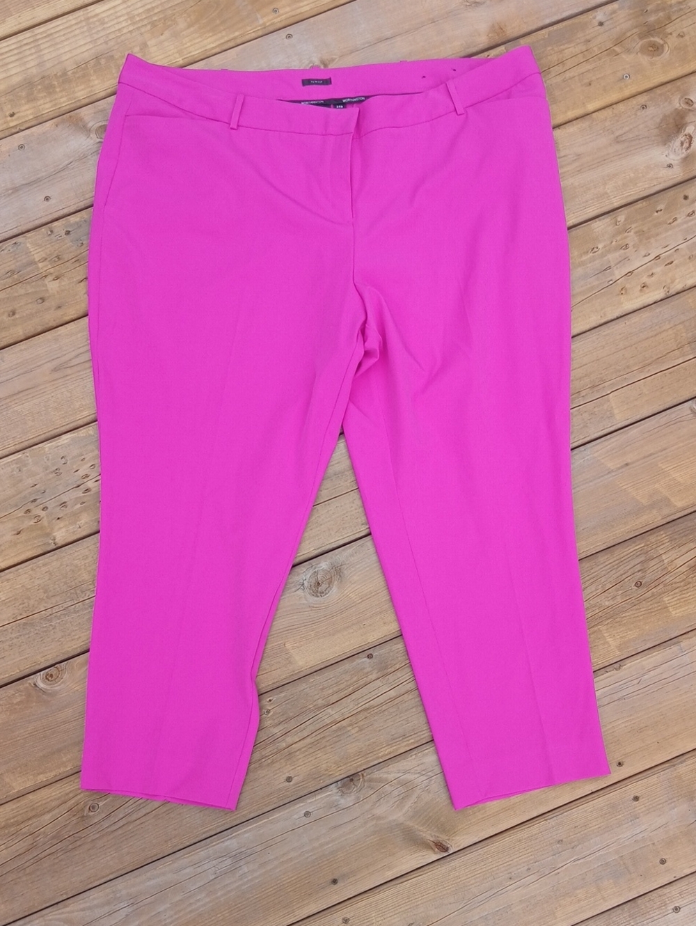24W Bright Pink Dress Slacks